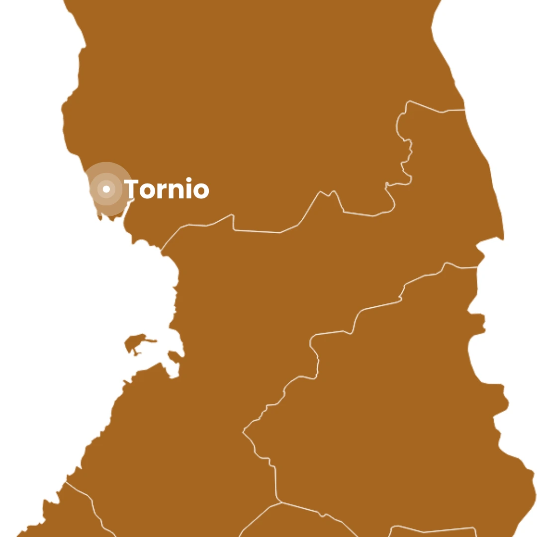 Tornio sijainti kartalla