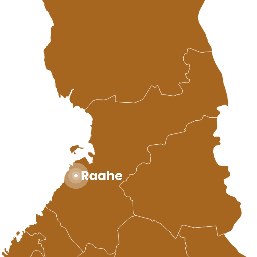 Raahe sijainti kartalla